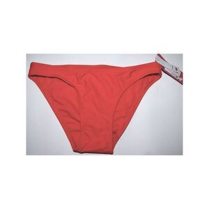XHILARATION Women's Red Cheeky Swimwear Bottom S\P